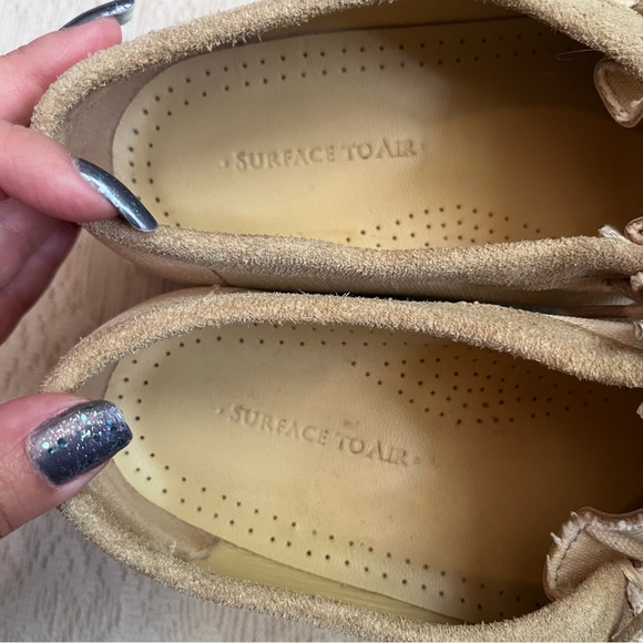 Surface to air heeled striped boat shoes - Picture 3 of 12